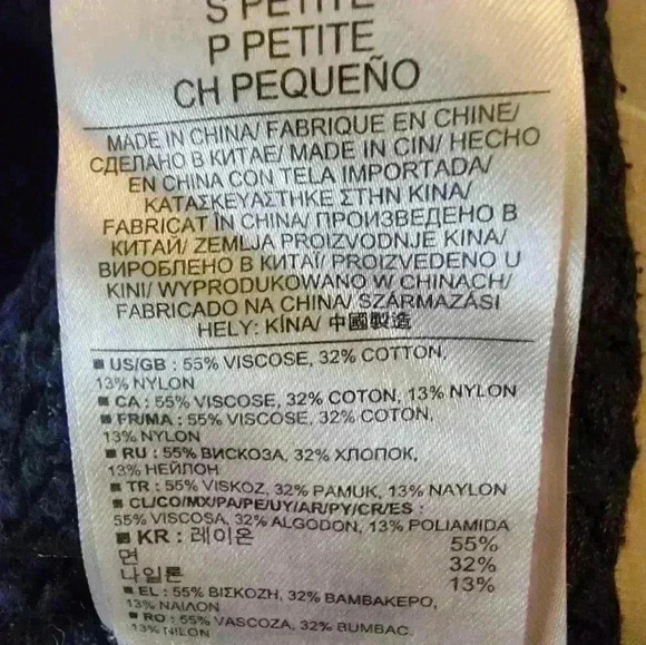 Banana Republic Women's Pullover Navy blue Sweater Size small - Picture 4 of 5